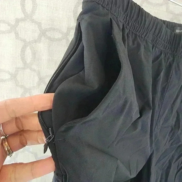 Banana Republic Black Polyester Track pants Women's S - Picture 6 of 9